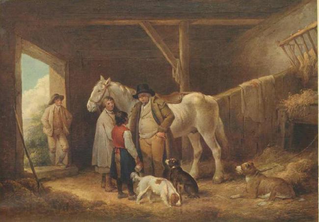 George Morland The Reckoning